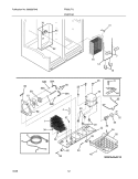 SYSTEM Diagram and Parts List for  Frigidaire Refrigerator