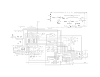 Wiring Diagram Diagram and Parts List for  Frigidaire Refrigerator