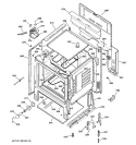 BODY PARTS Diagram and Parts List for  Hotpoint Range