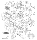 MICROWAVE Diagram and Parts List for  General Electric Microwave