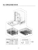 ACCESSORIES   EXPLODED VIEW Diagram and Parts List for D1608TB LG Dishwasher