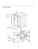 EXPLODED VIEW Diagram and Parts List for D1608TB LG Dishwasher