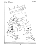 Part Location Diagram of W10820036 Whirlpool Lid Switch