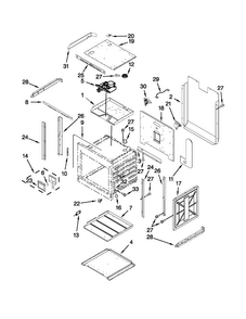 Part Location Diagram of W10213747 Whirlpool INSULATION