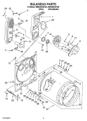 Part Location Diagram of W11050897 Whirlpool Thermal Cut-Off Fuse Kit
