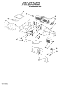 Part Location Diagram of 8206230A Whirlpool Charcoal Filter
