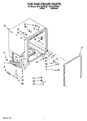 Part Location Diagram of WP8269145 Whirlpool Mounting Bracket